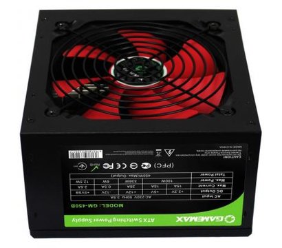 Зображення 2 Блок живлення Gamemax GM-450B 450W