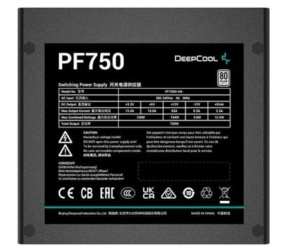 Изображение 3 Блок питания Deepcool PF750 750W