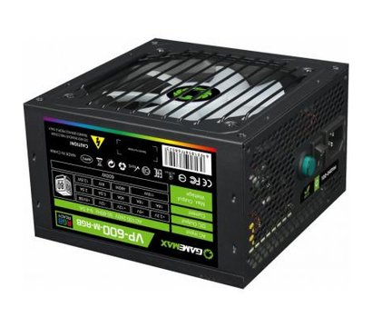 Зображення 3 Блок живлення Gamemax VP-600-M-RGB 600W