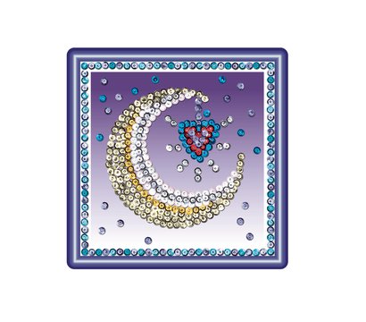 Изображение 5 Развивающий Sequin Art Seasons Космос, Солнце, Луна и звезды - SA1511