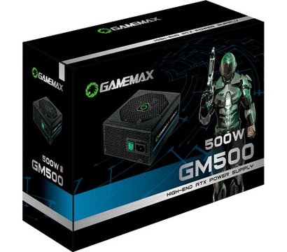 Зображення 7 Блок живлення GameMax GM-500 80+ APFC Black, 500W