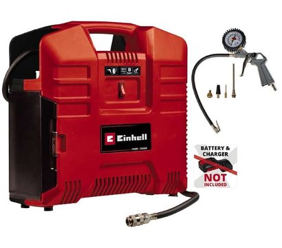 Изображение 2 Автокомпрессор Einhell TE-AC 36/8 Li OF Set-Solo PXC, 8 бар