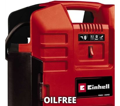 Изображение 3 Автокомпрессор Einhell TE-AC 36/8 Li OF Set-Solo PXC, 8 бар