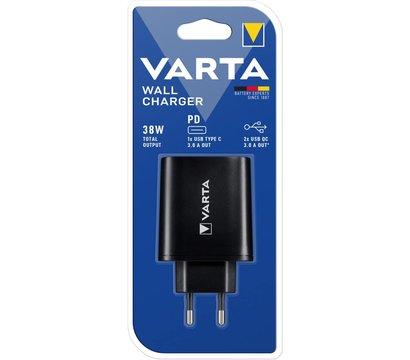 Зображення 3 Зарядний пристрій Varta Wall Charger 38W Black