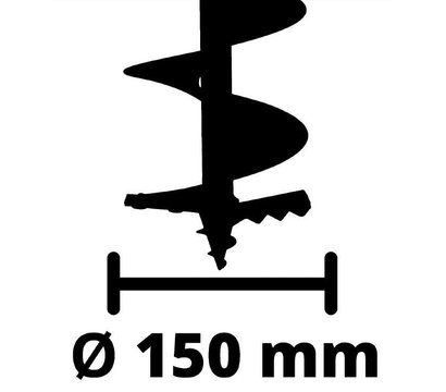 Зображення 14 Мотобур Einhell GP-EA 18/150 Li BL - Solo