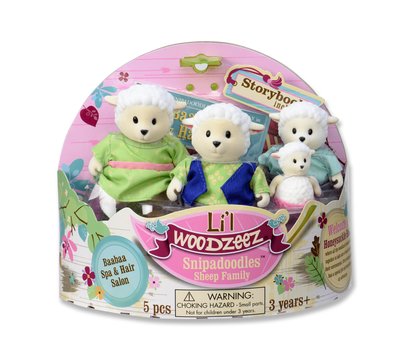Изображение 3 Игровая фигурка Lil Woodzeez Семья овечек - 6159M