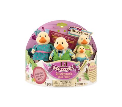 Зображення 5 Ігрова фігурка Lil Woodzeez Семья Уток - 6259