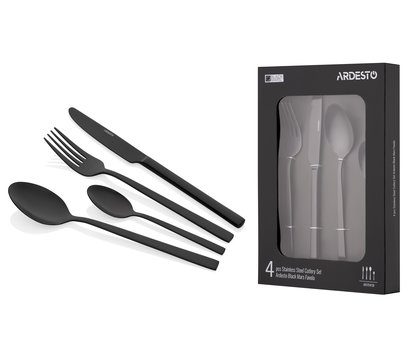 Зображення 5 Ardesto Black Mars Favola 4 пр. - AR0704FSB