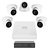 Зображення  Відеокомплект GreenVision GV-IP-K-W82/05 5MP на 5 камер