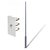 Зображення  Стійка Lightwell pillar gray + HikVision DS-1275ZJ-SUS