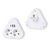 Зображення  Трійник Voltronic F203 White, Колір: білий