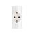 Зображення 5 2E 3xТип F, 16A, White (2E-AD0103WH) 3 розеток