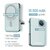 Зображення 6 Повербанк ColorWay 15W MagSafe & Watch Wireless 10000mAh Aquamarine (CW-PB100LPA2MT-WPDD)