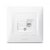 Зображення 2 Розетка Videx Binera CAT3 White (VF-BNSK1TF3-W) прихованого типу