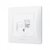 Зображення 3 Розетка Videx Binera CAT3 White (VF-BNSK1TF3-W) прихованого типу