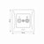 Зображення 5 Розетка Videx Binera TV+SAT White (VF-BNSK2TVSATE-W) Одинарна
