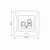 Зображення 5 Розетка Videx Binera CAT3 Cream (VF-BNSK1TF3-CR) без кришки