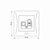 Зображення 5 Розетка Videx Binera CAT6 Silver Silk (VF-BNSK1PC6-SS) без кришки