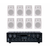 Зображення  Акустичний комплект Sky Sound SKW-4808LS White, Колір: білий