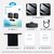 Изображение  Микрофон Vention USB Type-C 2-Pack Wireless Lavalier Black (NCBB0)