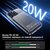 Изображение 7 Универсальная мобильная батарея Choetech B738 5000mAh QC3.0 PD3.0 Black (43-00161), Цвет: черный