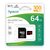 Изображение 2 Карта памяти Apacer microSDXC UHS-I Class10 64GB (AP64GMCSX10UB-R)