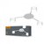 Зображення  Світлодіодний світильник Videx for 3xGX53 lamp White (VL-SPF20B-W)