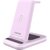 Изображение  Зарядное устройство Canyon WS-304 Foldable 3in1 Wireless charger Iced Pink (CNS-WCS304IP)