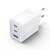 Зображення  Зарядний пристрій Vention 2xUSB-C PD65W + 1xUSB QC3.0 60W GaN white (FERW0-EU)