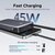 Зображення 4 Універсальна мобільна батарея Ugreen PB536 20000mAh 45W with Built-in Cable (55988B)