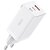 Изображение  Зарядное устройство Baseus 2xUSB-C 65W + 1xUSB GaN + cable USB-C to USB-C 100W 1.0m white (CCGP120202)