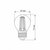 Зображення 3 LED лампочка Videx Filament G45FA 4W E27 2200K (VL-G45FA-04272) на 35 Вт