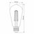 Зображення 4 Світлодіодна лампочка Videx Filament ST64FAD 6W E27 2200K (VL-ST64FAD-06272) з цоколем Е 27