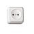 Зображення  Розетка 220тм б/з white без кришки