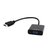 Зображення  Адаптер Cablexpert HDMI - VGA, 3.5 mm аудио  0.15м — A-HDMI-VGA-03