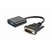 Зображення  Адаптер Cablexpert DVI-D-VGA 0.2 м Black — AB-DVID-VGAF-01