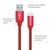Зображення 2 Кабель ColorWay USB-MicroUSB, 1м Red — CW-CBUM002-RD