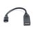 Зображення 2 Кабель REAL-EL USB2.0 OTG 0.1M Black — EL123500014