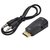 Изображение 3 Адаптер PowerPlant HDMI-VGA+Audio 0.5м, Black — CA910267