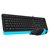 Изображение 2 Комплект мышь + клавиатура A4Tech F1010 USB Black/Blue