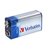 Зображення 2 Батарейка Verbatim Alkaline Krona/6LR61 9V BL 1шт