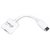 Зображення  Адаптер Cablexpert DisplayPort-HDMI 0.1м — A-DPM-HDMIF-002-W