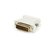 Зображення  Перехідник PowerPlant DVI(M)-VGA(F), White - KD00AS1282