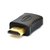 Зображення  Адаптер PowerPlant HDMI(AF) - HDMI(AM), Black — CA910540