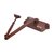 Изображение  Доводчик Dortec DT-64 Brown коленная тяга, Цвет корпуса: коричневый
