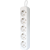 Зображення  Мережевий фільтр Defender E518 1.8 м White — 99229 5 розеток