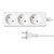 Изображение 2 Сетевой фильтр 2Е 2E-U03M1.8 1.8m White 3 розеток
