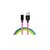 Изображение  Кабель ColorWay USB-Lightning, 1м, Multicolor — CW-CBUL016-MC