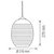 Изображение 2 LED светильник Horoz Electric Quantum Oval Chrome на