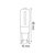Изображение 2 LED лампа Horoz Electric Deco-3 3W 4200K G9 300Lm на 100 лм/Вт